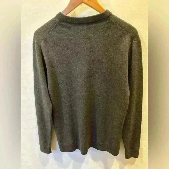 HART SCHAFFNER MARX WOMEN’S CASUAL SWEATER 100%  MERINO WOOL BROWN XL #preppy - Picture 2 of 4